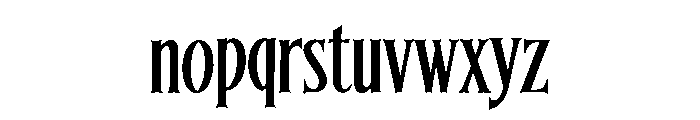 Dallen Antique Font LOWERCASE