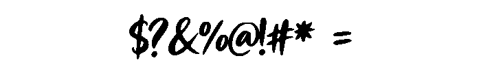 Dalmivo Regular Font OTHER CHARS