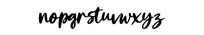 Dalmivo Regular Font LOWERCASE
