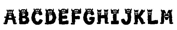 Daly Regular Font UPPERCASE