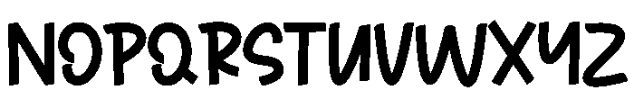 Damn Breaks Font LOWERCASE