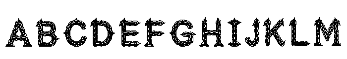 Damon Regular Font UPPERCASE