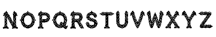 Damon Regular Font UPPERCASE