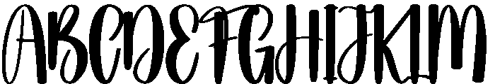 Damsel Font UPPERCASE