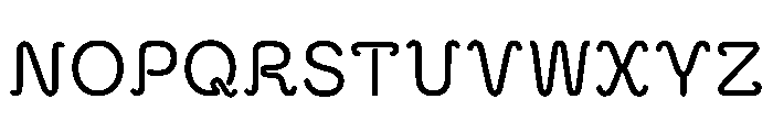 Danau Regular Font LOWERCASE