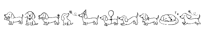 Danchshund Lover Font OTHER CHARS