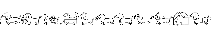 Danchshund Lover FONT