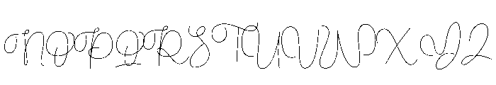 Dancing Beautyfully Font UPPERCASE