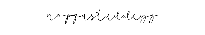 Dancing Beautyfully Font LOWERCASE