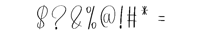 Dancing Birthday Font OTHER CHARS