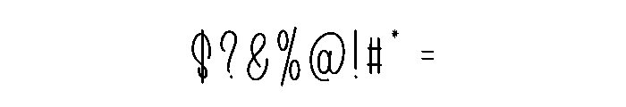 Dancing Dream Font OTHER CHARS
