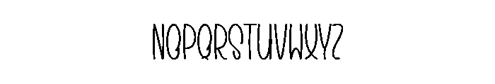 Dancing Dream Font UPPERCASE