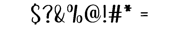 Dancing Indian Font OTHER CHARS