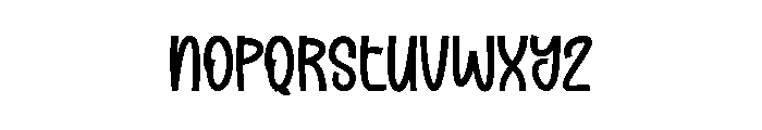 Dancing Wednesday Font UPPERCASE