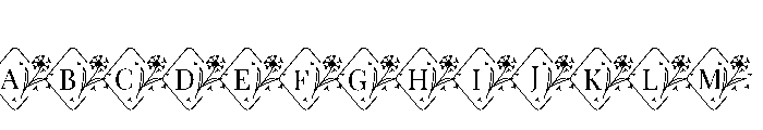 Dandelion Floral Monogram Suse FONT