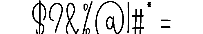 Dandelion Holiday Font OTHER CHARS