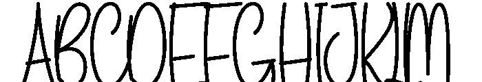 Dandelion Holiday Font UPPERCASE