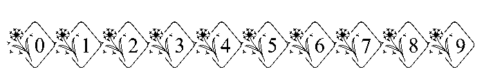 DandelionFloralMonogramSuse-R Font OTHER CHARS