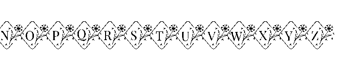 DandelionFloralMonogramSuse-R Font LOWERCASE