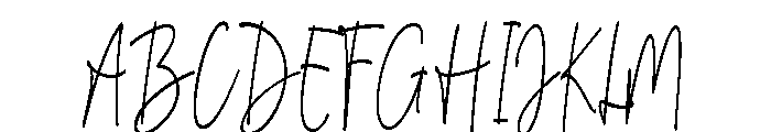 Dandelions-Regular Font UPPERCASE