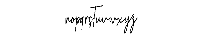 Dandelions-Regular Font LOWERCASE