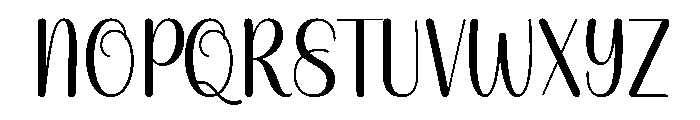Danding Font UPPERCASE
