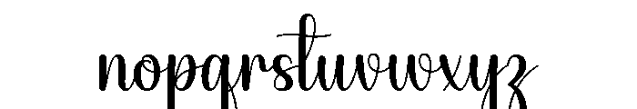 Danding Font LOWERCASE