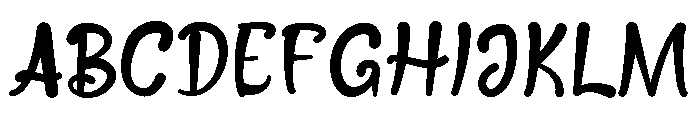 Dandy Lines Regular Font UPPERCASE