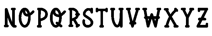 Dandy Peep Regular Font UPPERCASE