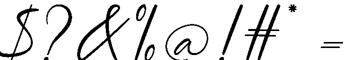 Danella Jasmine Font OTHER CHARS
