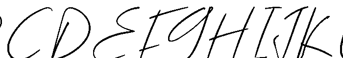 Danella Jasmine Font UPPERCASE