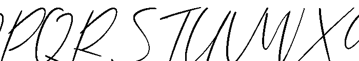 Danella Jasmine Font UPPERCASE
