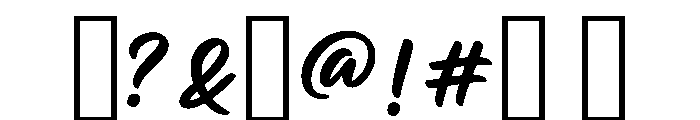 Danevang Font OTHER CHARS