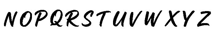 Danevang Font UPPERCASE