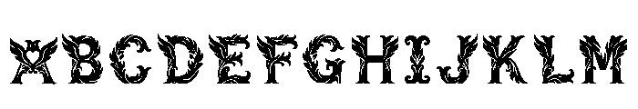 Dani Regular Font UPPERCASE