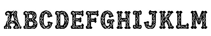 Danio Regular Font UPPERCASE