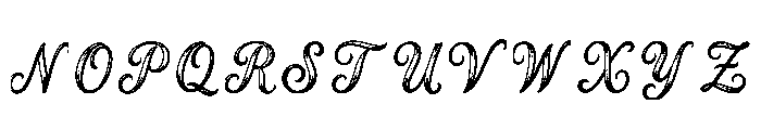 Danish Regular Font LOWERCASE
