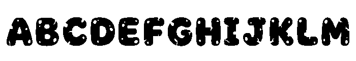 Danna Regular Font UPPERCASE