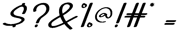 Dannia Roseline Font OTHER CHARS