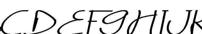 Dannia Roseline Font UPPERCASE