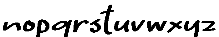 Dannia Roseline Font LOWERCASE
