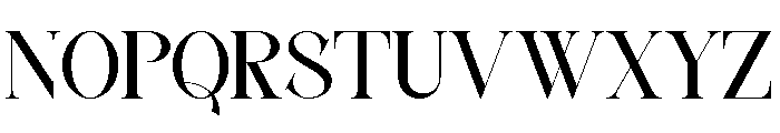 Danza Regular Font UPPERCASE