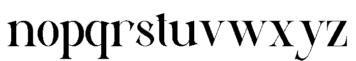 Danza Regular Font LOWERCASE