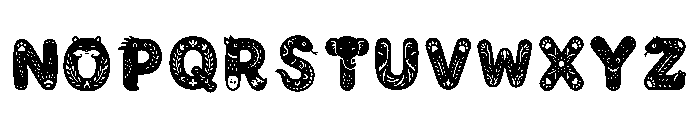 Darby Regular Font LOWERCASE