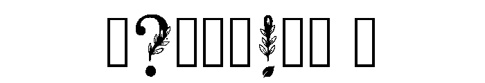 Darcy Regular Font OTHER CHARS