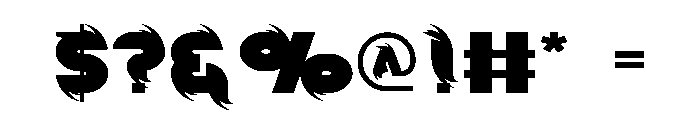 Dare Fast Font OTHER CHARS