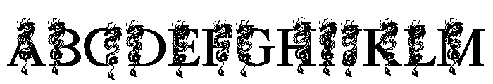 Dargon Font UPPERCASE