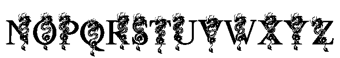 Dargon Font UPPERCASE