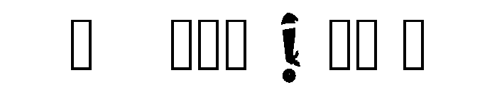 Darius Regular Font OTHER CHARS