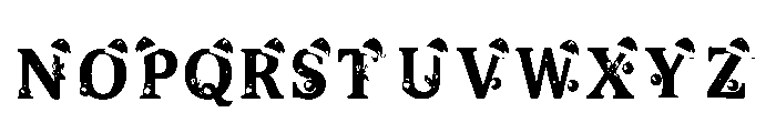 Darius Regular Font LOWERCASE